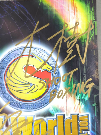 [2 fighters hand signed autograph 】S of the World Vol.1