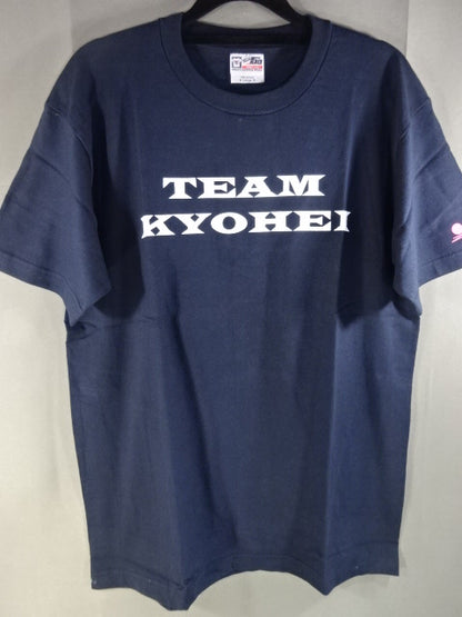 Kyohei Wada Debut 45th Anniversary TEAM KYOHEI T-shirt (1) (Navy)