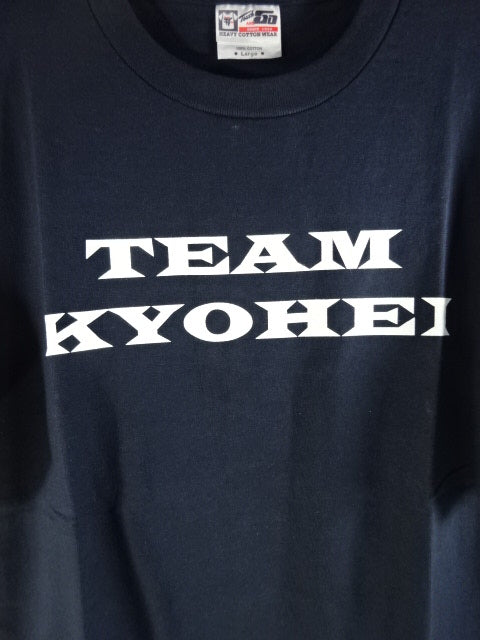 Kyohei Wada Debut 45th Anniversary TEAM KYOHEI T-shirt (1) (Navy)