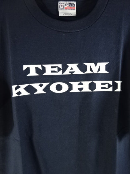 Kyohei Wada Debut 45th Anniversary TEAM KYOHEI T-shirt (1) (Navy)