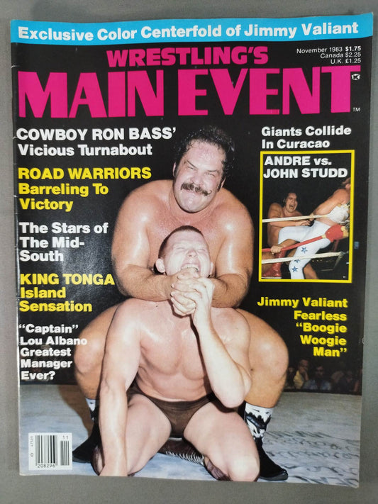 WRESTLING’S MAIN EVENT 1983年11月号