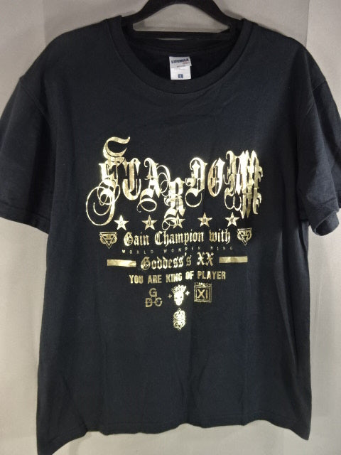 スターダム×ガッツ・ダイナマイト・キャバレーズ Tシャツ②(ブラック)