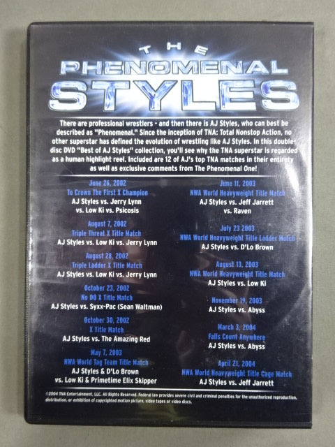 THE BEST OF AJ STYLES PHENOMENAL