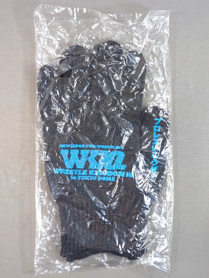 レッスルキングダム10 手袋(黒×青)