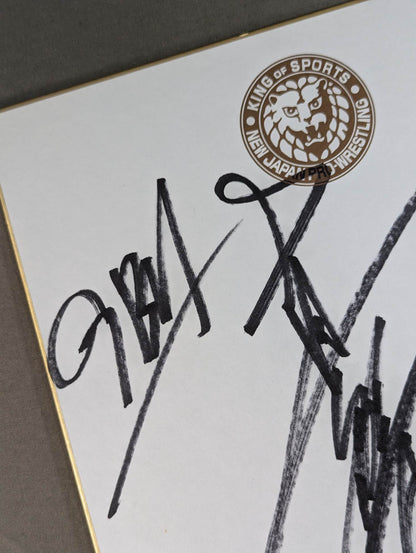 Togi Makabe  (Lion Mark ) Shikishi ( Autograph board ) )