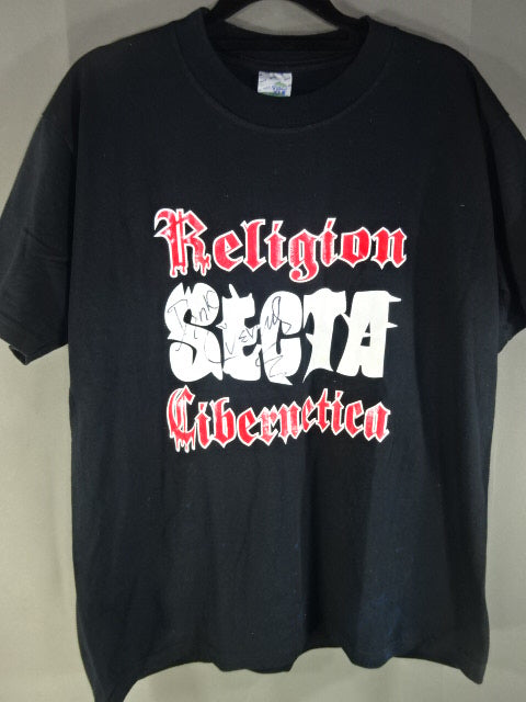 Dark Cuervo hand signed autograph  La Sector Religion SEGTA Cibernetica T-shirt