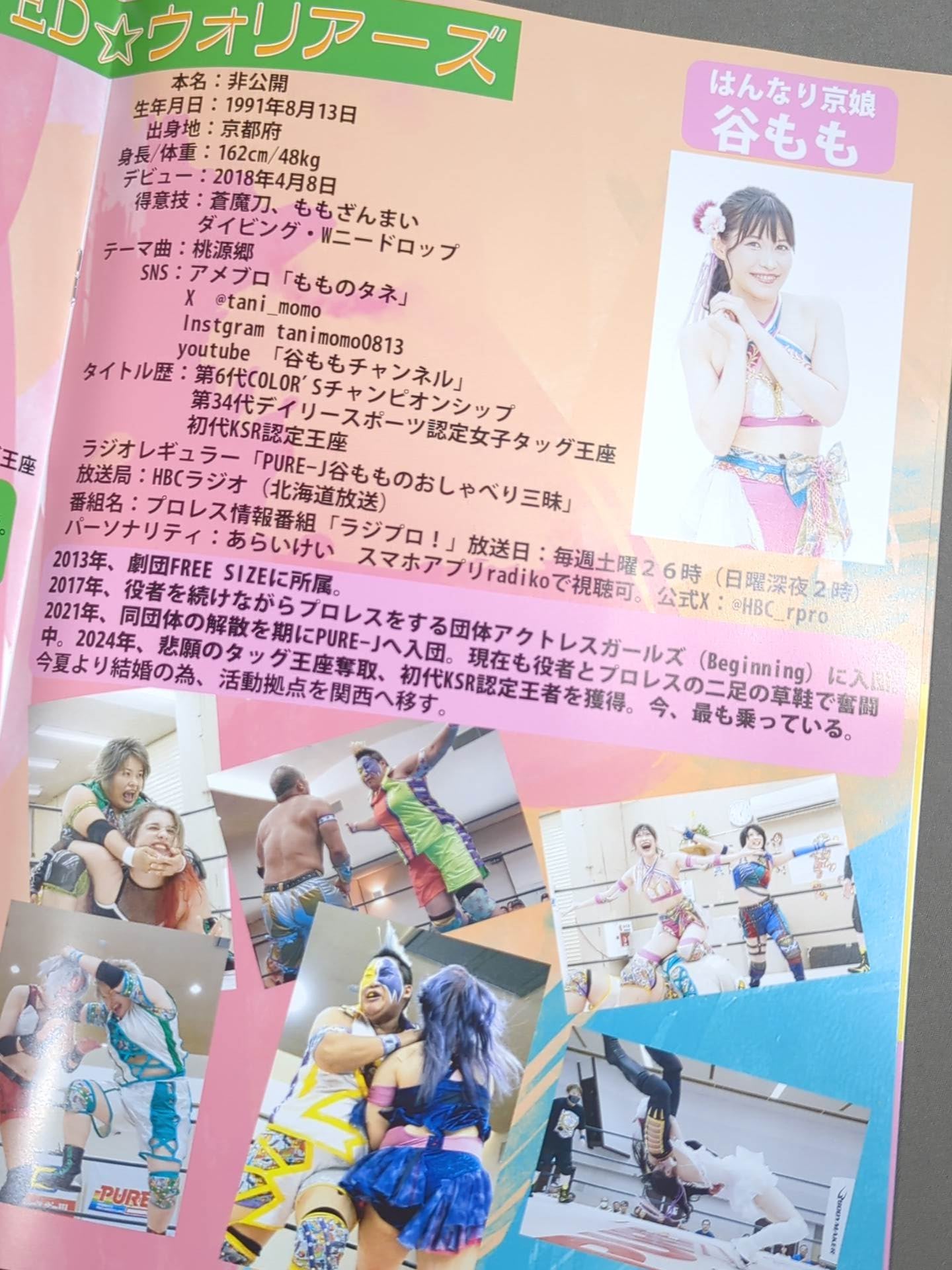 PURE-J女子プロレス オフィシャルパンフレット vol.20