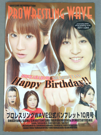 Pro-wrestling  WAVE Official Brochure vol.49