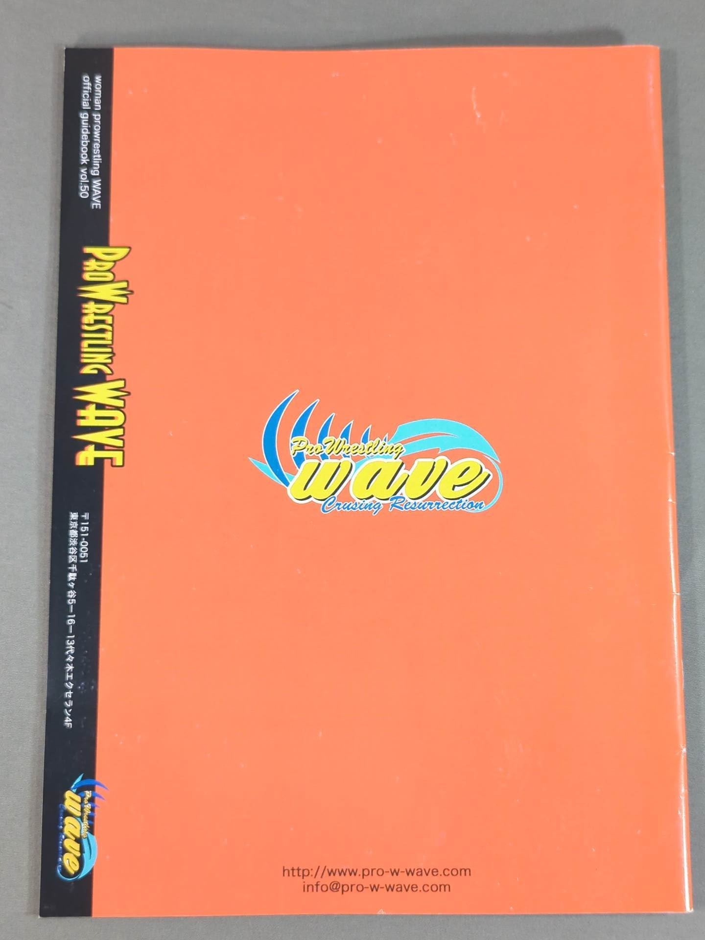 Pro-wrestling  WAVE Official Brochure vol.50