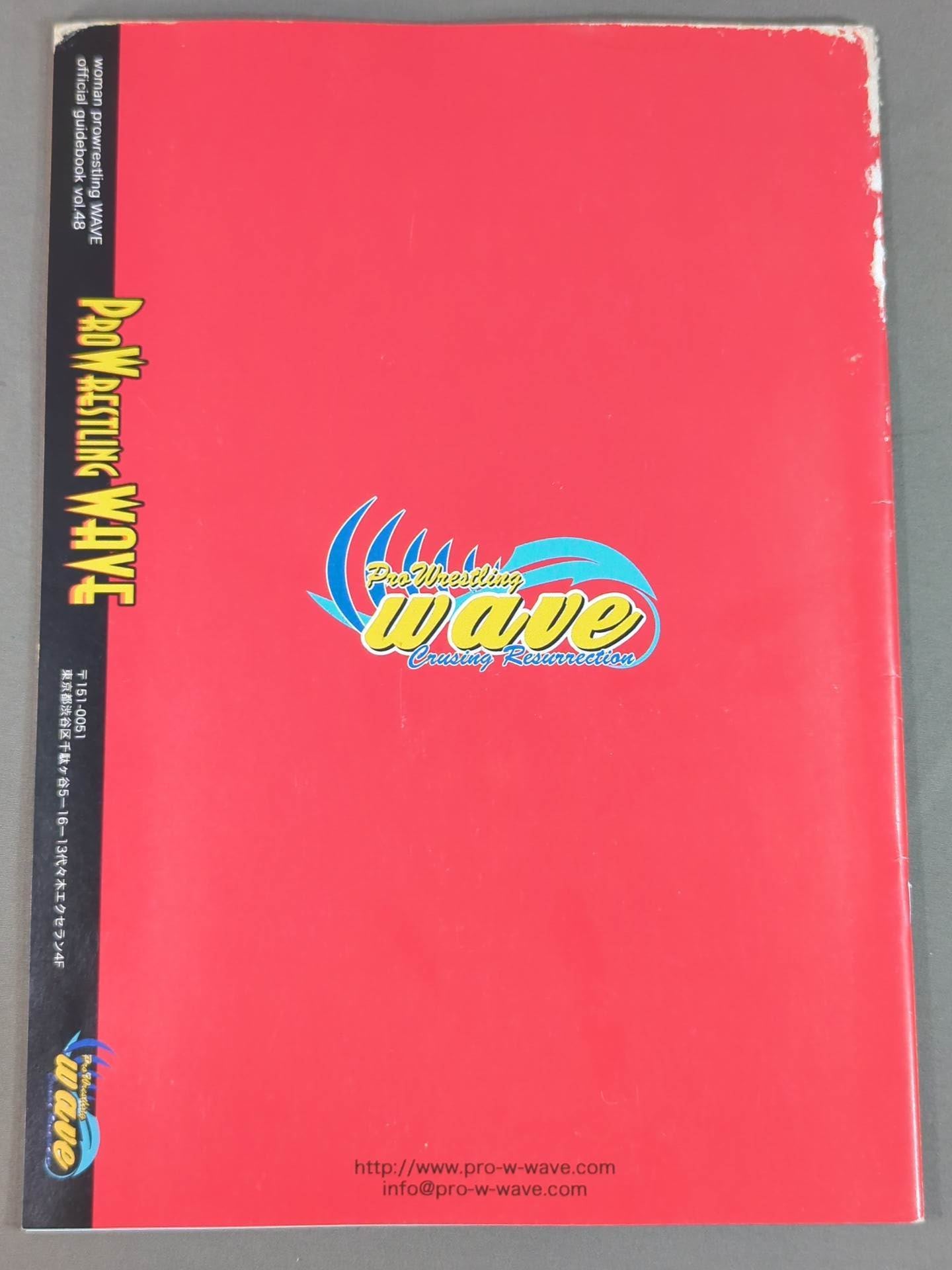 Pro-wrestling  WAVE Official Brochure vol.48