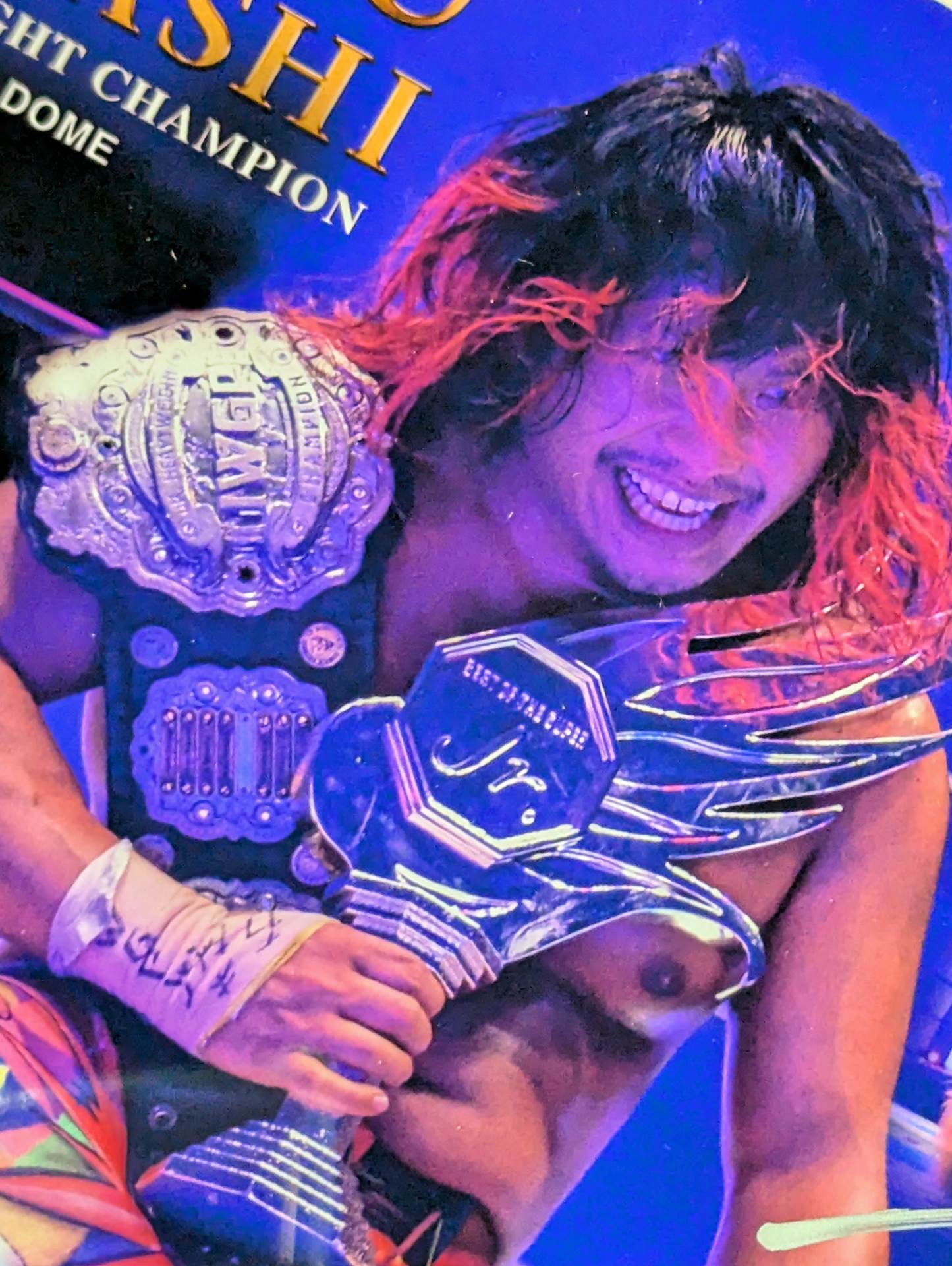 高橋ヒロム ☆IWGPジュニアヘビー級王座☆ 直筆サイン入りフォト