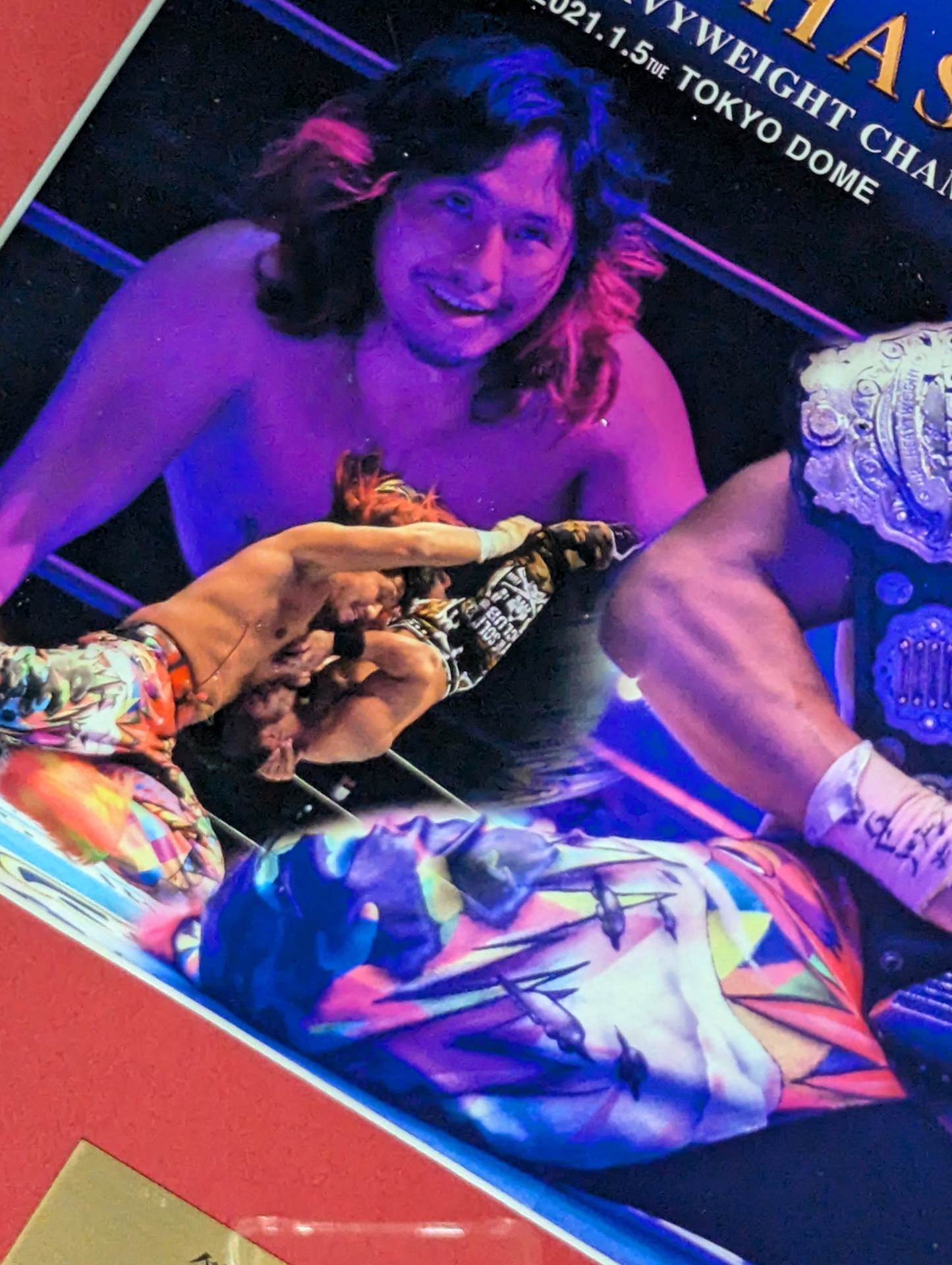 高橋ヒロム ☆IWGPジュニアヘビー級王座☆ 直筆サイン入りフォト