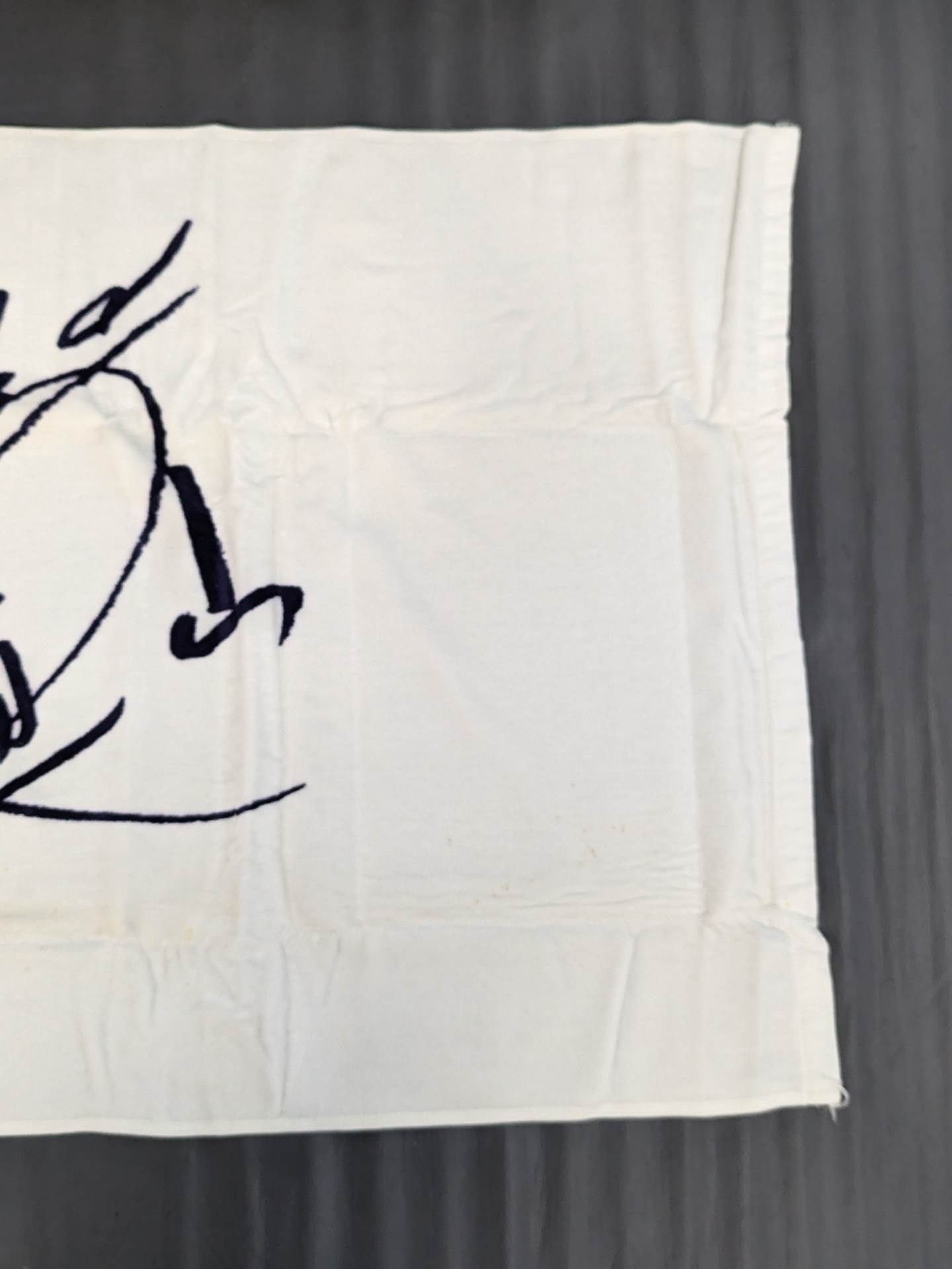 力道山「プリントサイン」バスタオル