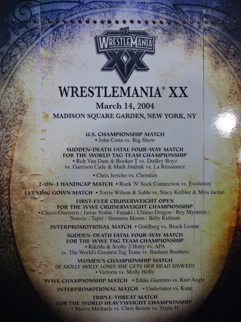 WRESTLEMANIA ANTHOLOGY Vol.3 1999-2005