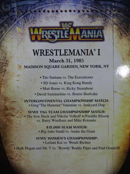WRESTLEMANIA ANTHOLOGY Vol.1 1985-1991