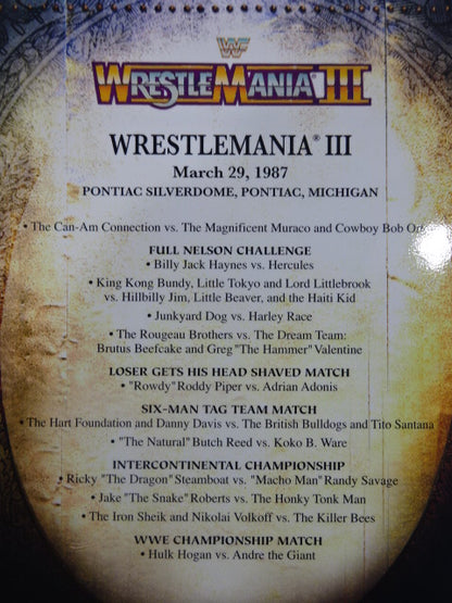WRESTLEMANIA ANTHOLOGY Vol.1 1985-1991