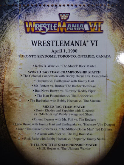 WRESTLEMANIA ANTHOLOGY Vol.1 1985-1991