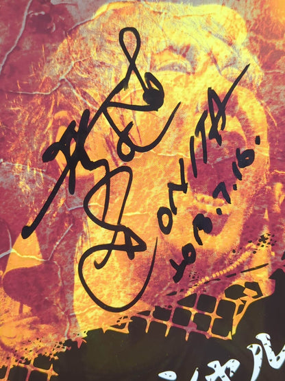 【Atsushi Onita  hand signed autograph 】Onita Reflection Meeting 2 Official Brochure