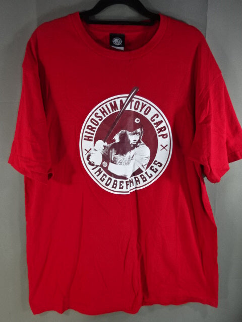 広島東洋カープ×内藤哲也BATTER NAITO コラボ Tシャツ①(レッド)