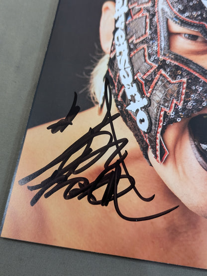 【BUSHI  hand signed autograph 】FOTOLIBRE de Mascara Numero.79