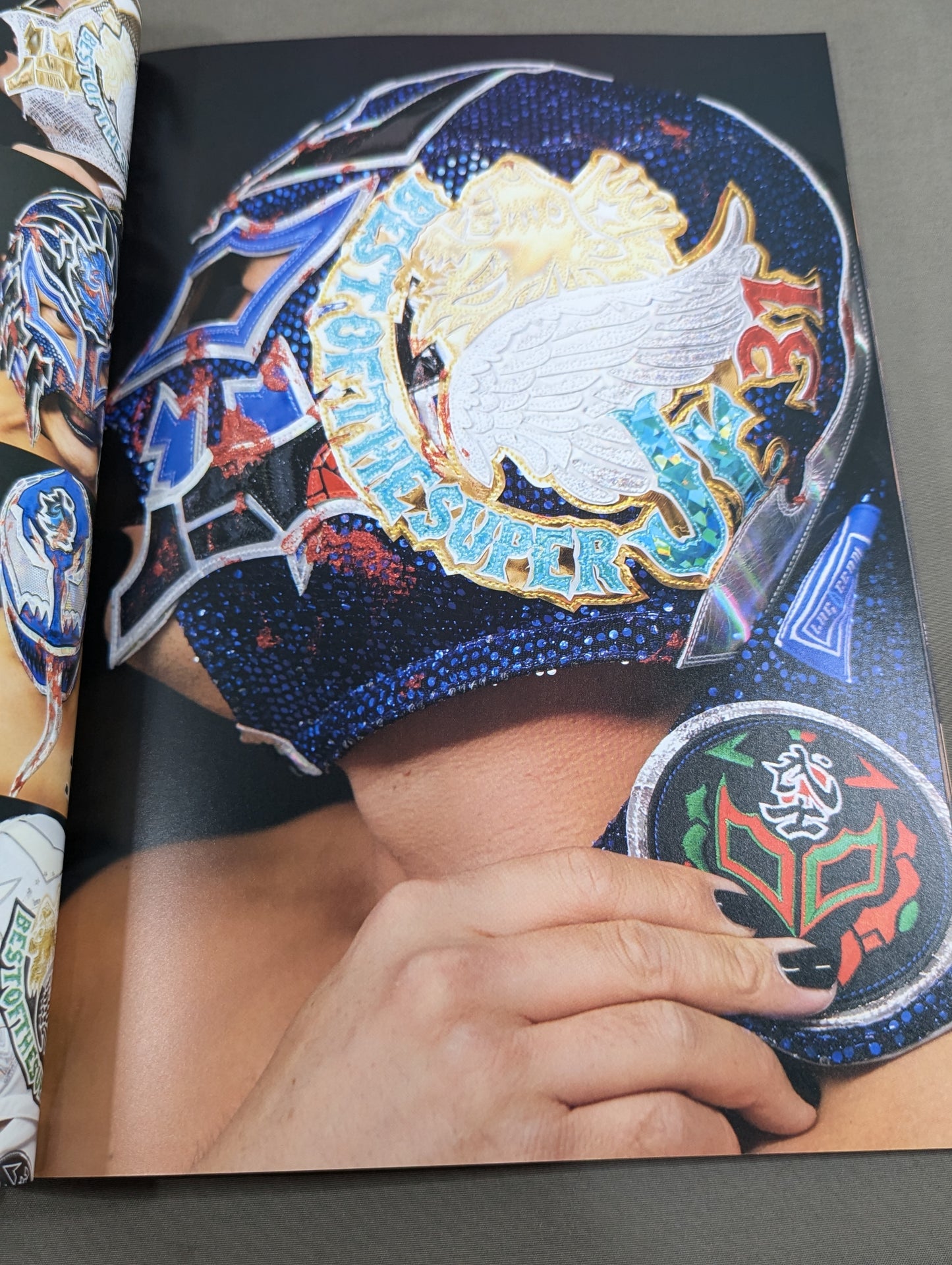 【BUSHI  hand signed autograph 】FOTOLIBRE de Mascara Numero.79