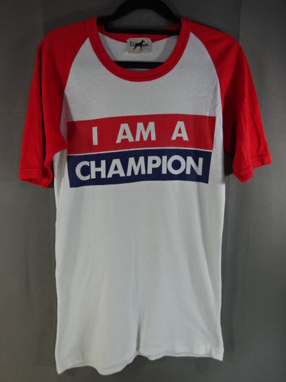 I AM A CHAMPION ラグランTシャツ