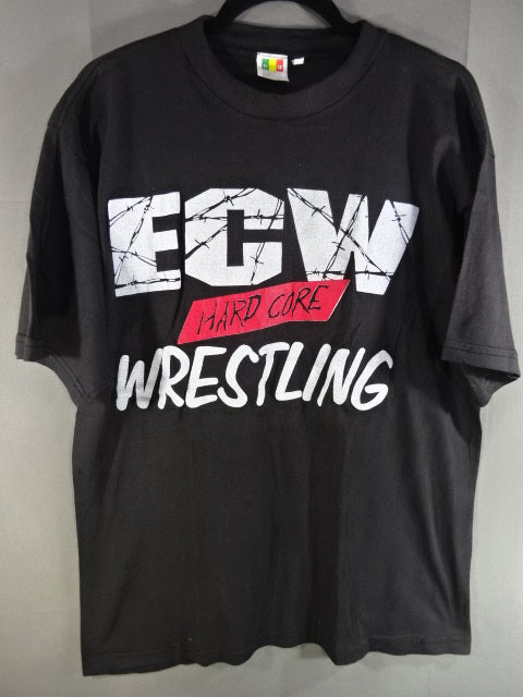 ECW  ロゴ Tシャツ④(ブラック)