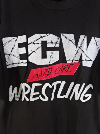 ECW  ロゴ Tシャツ④(ブラック)