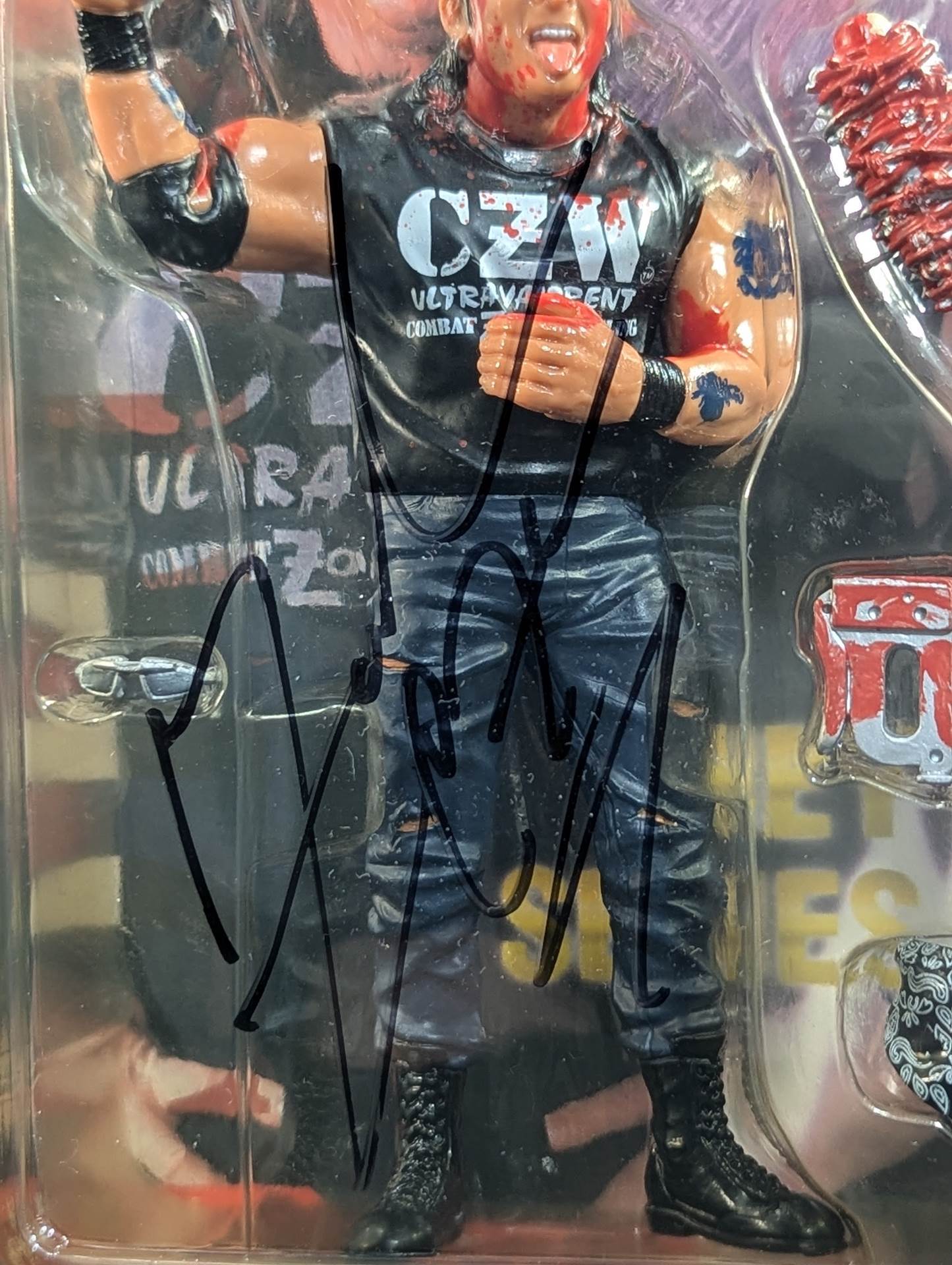 ◇大日本プロレス◇　「葛西純VSザンディグ」　フィギュア　2体セット 直筆サイン入り】ザンディグvs葛西純 – 闘道館