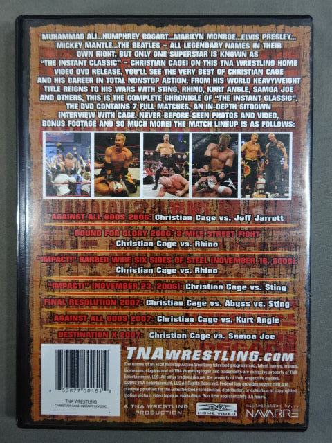 TNA CHRISTIAN CAGE THE INSTANT CLASSIC