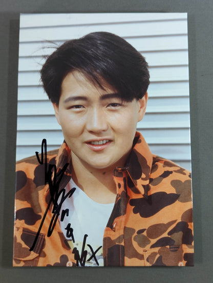 【直筆サイン入り】長与千種 木製フォトパネル