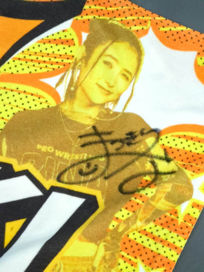【hand signed autograph】 Matsuki Rina cheering towel