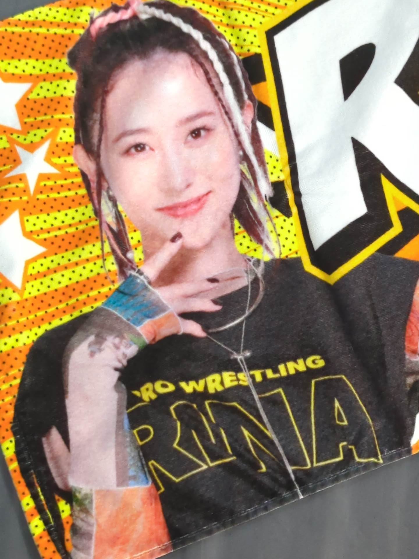 【hand signed autograph】 Matsuki Rina cheering towel