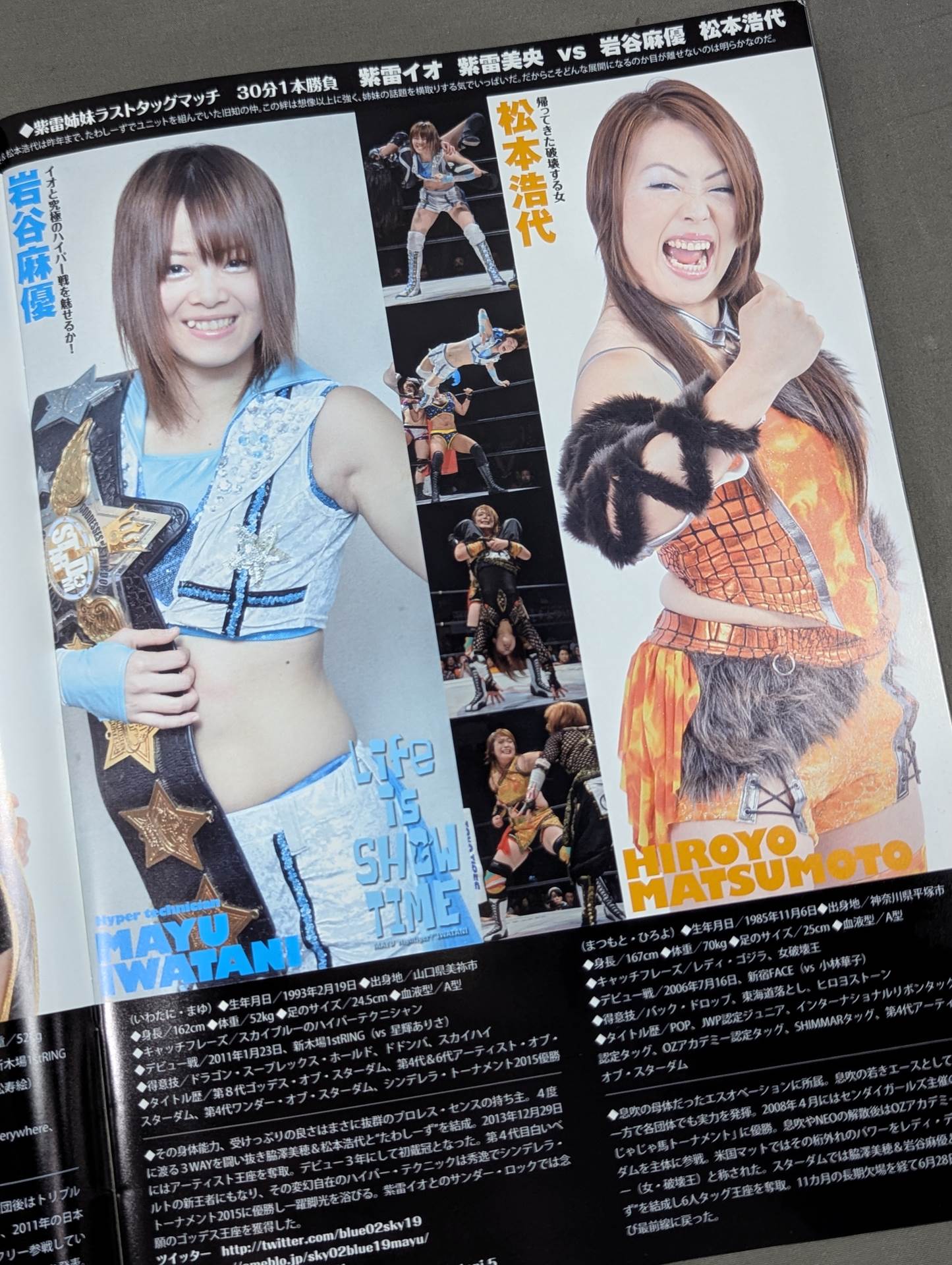 ☆紫雷姉妹ラストタッグ☆ STARDOM OFFICIAL GUIDE BOOK Vol.64