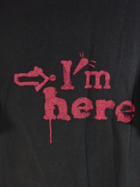 【直筆サイン入り】カズ・ハヤシ I’m here Tシャツ