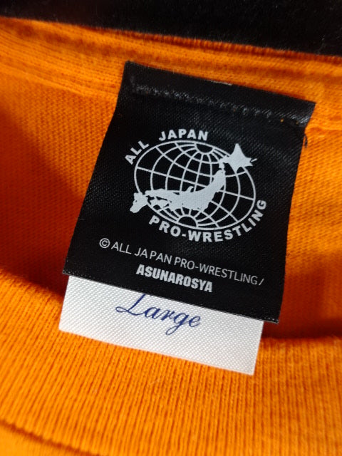 【直筆サイン入り】小島聡 小島ドッグ Tシャツ①(オレンジ)