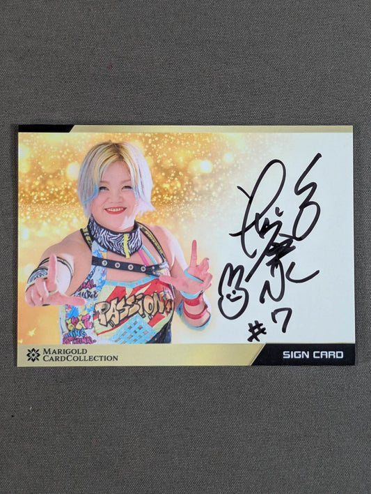 2025 MARIGOLD CARD COLLECTION Nanae Takahashi  Formula autographed card 