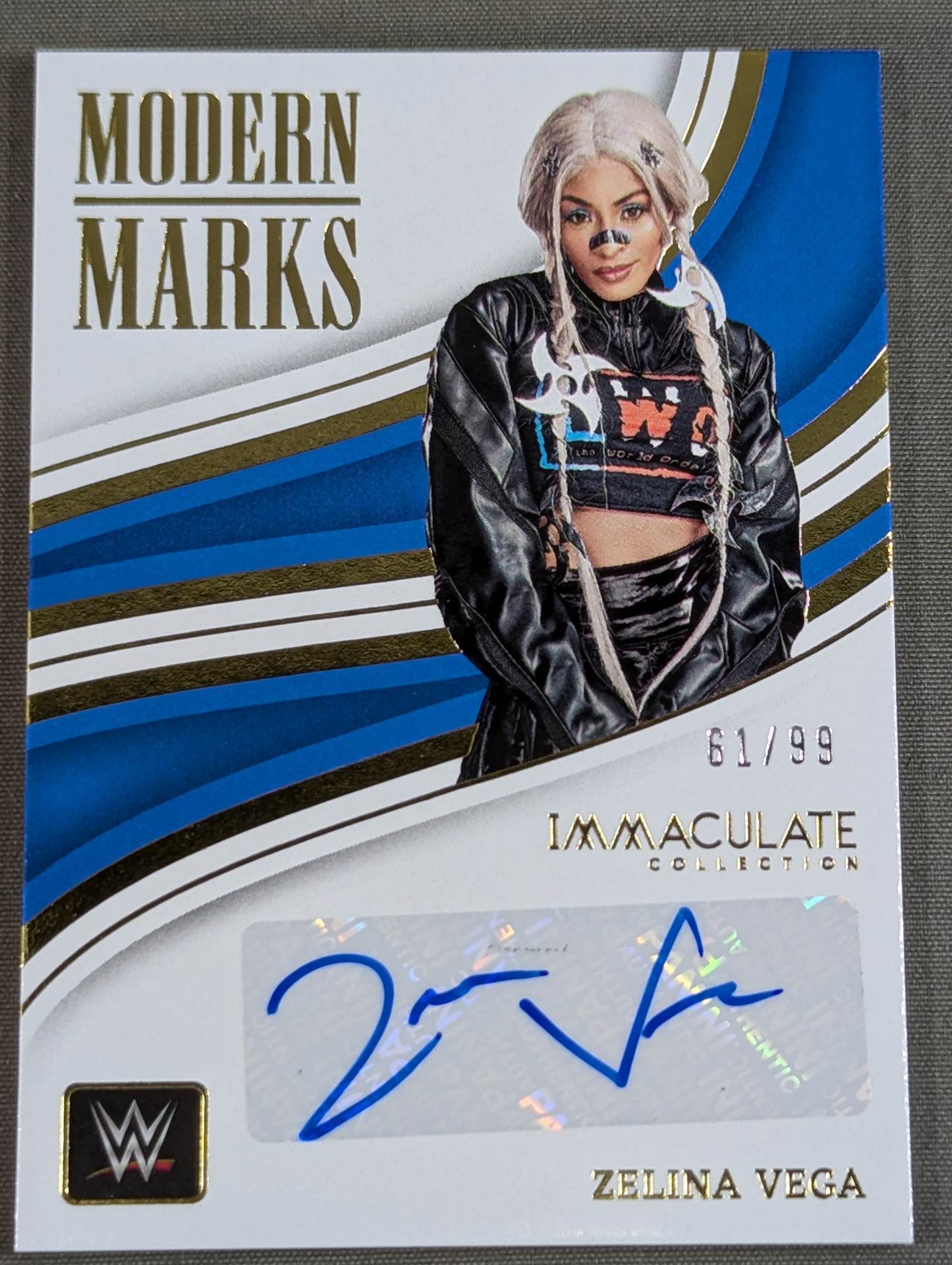 WWE WRESTLEMANIA23 サイン入り記念プレート WWE WRESTLEMANIA 23 Ring Rope Signed Plaque Benoit Khali RVD