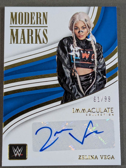 2023 WWE PANINI ゼリーナ・ベガ 公式サインカード