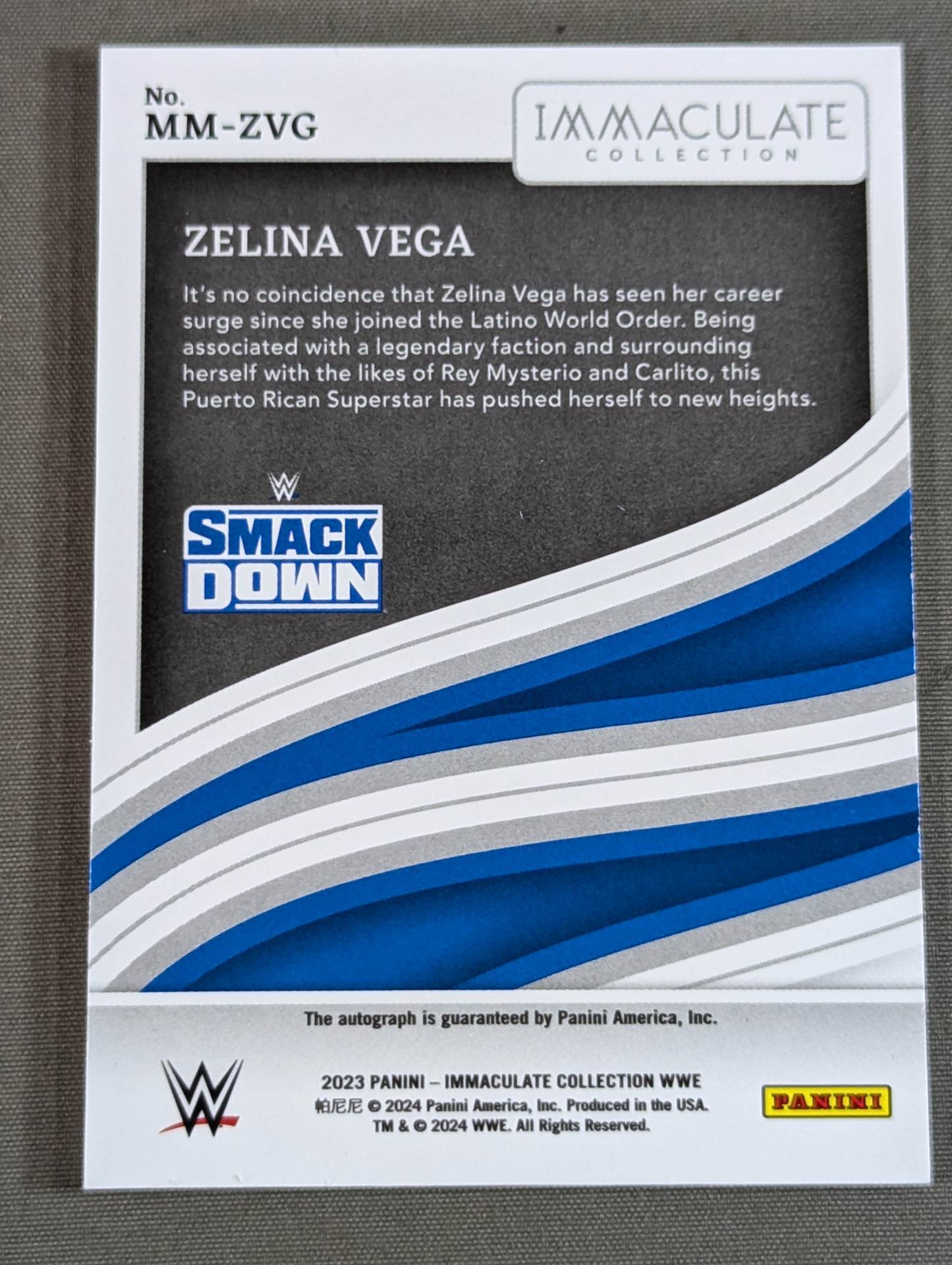 WWE WRESTLEMANIA23 サイン入り記念プレート WWE WRESTLEMANIA 23 Ring Rope Signed Plaque Benoit Khali RVD
