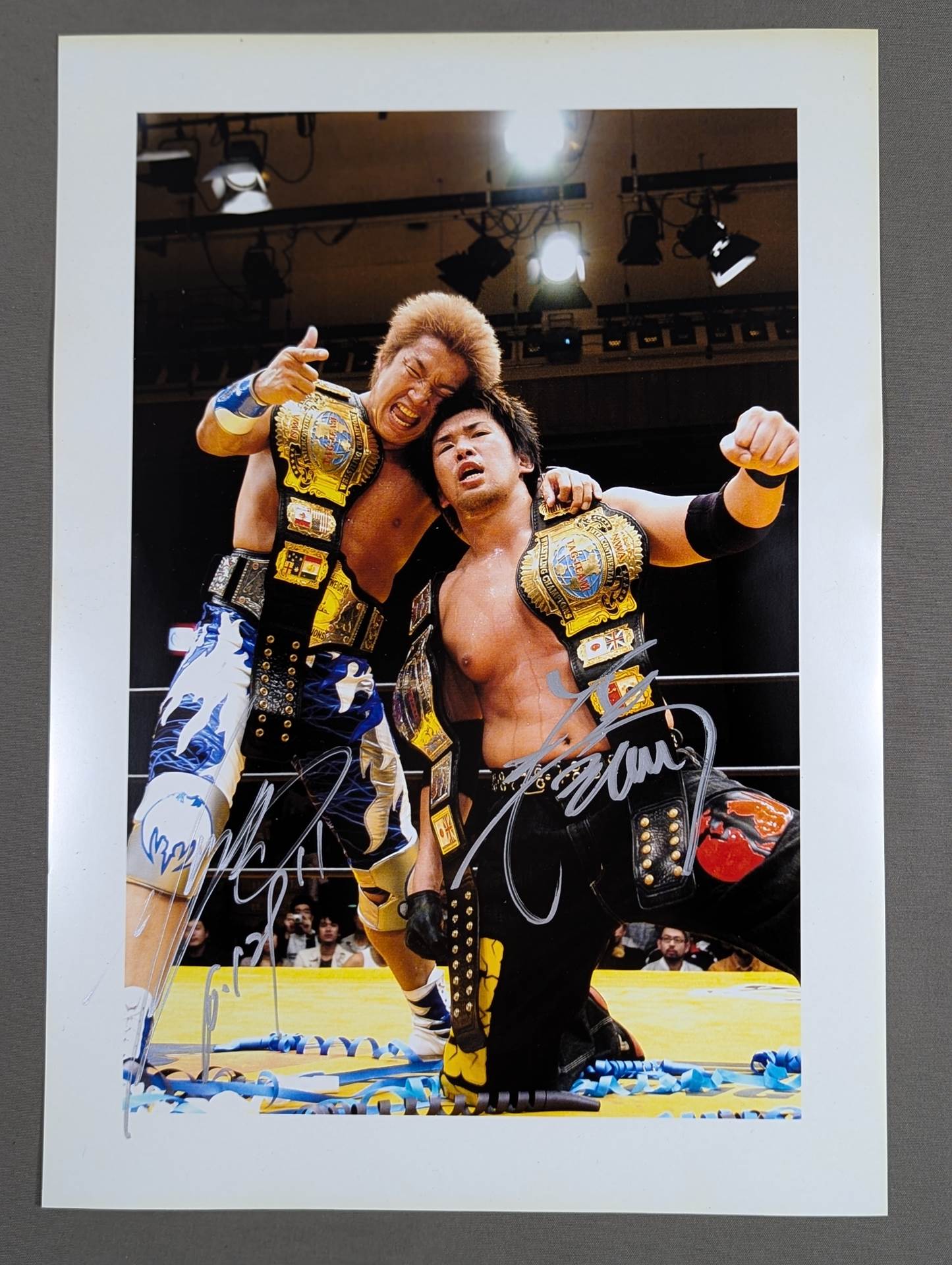 Ikuto Hidaka &Minoru Fujita 2 hand signed autographs  Pro-Photo 