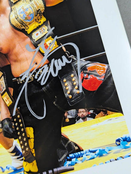 Ikuto Hidaka &Minoru Fujita 2 hand signed autographs  Pro-Photo 