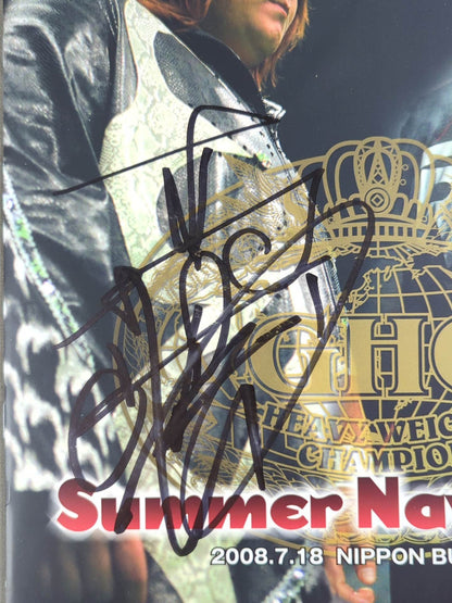 [2 fighters hand signed autograph 】2008 Summer Navig. / Japan Budokan Tournament