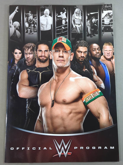 WWE OFFICIAL PROGRAM 2015