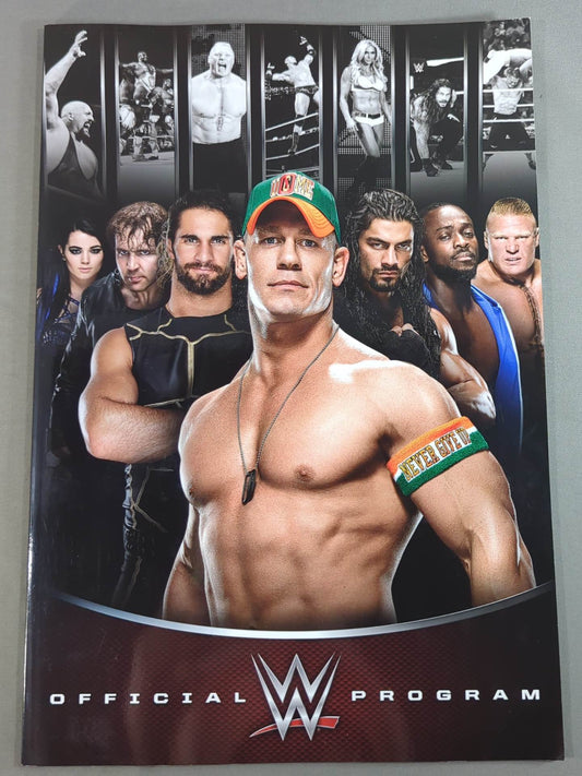 WWE OFFICIAL PROGRAM 2015