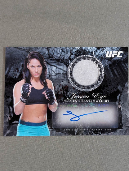 2014 UFC topps ジェシカ・アイ 公式サイン＆レリックカード