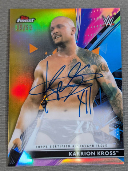 2021 NXT topps Karion Cross Official Autographed Card