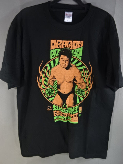 藤波辰爾 GO GO DRAGON  Tシャツ(2019ハロウィンカラー)