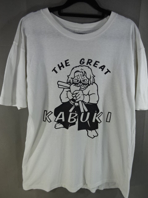 ザ・グレート・カブキ イラスト Tシャツ①(ホワイト)