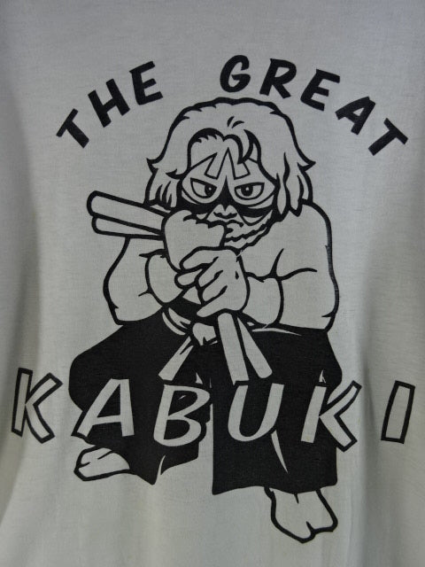 ザ・グレート・カブキ イラスト Tシャツ①(ホワイト)